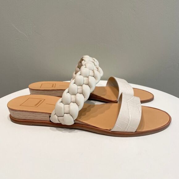 Dolce Vita Women’s Persey Leather Slip On Mule Sandals - Size: 9.5 - Picture 2 of 9